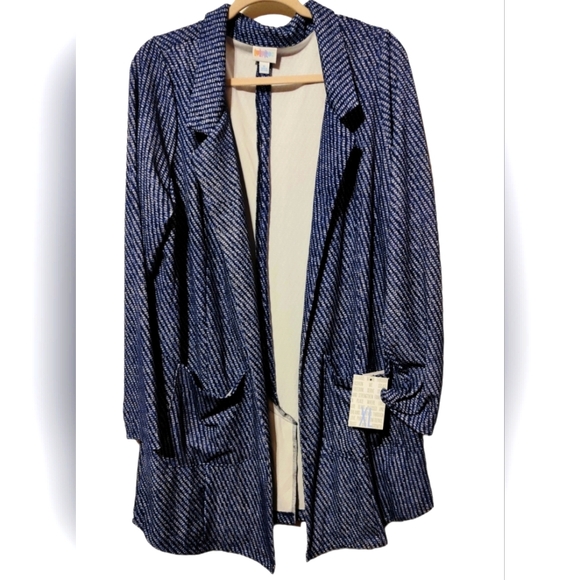 LuLaRoe Jackets & Blazers - Blue striped blazer